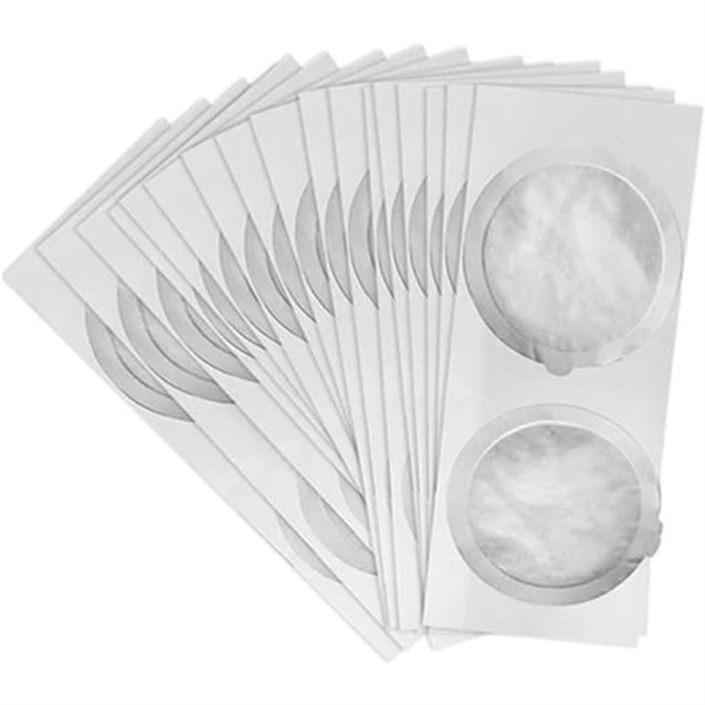 100PCS Aluminum Foils Lids Disposible for Vertuo Coffee Capsule Self-Adhesive Seals Cream Foam Filter