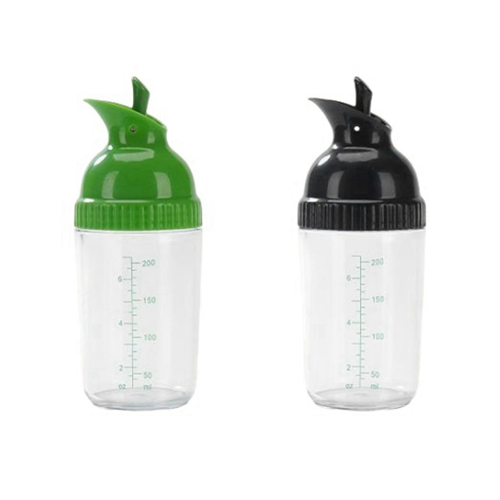 Salad Dressing Container, Bottles Shaker Prevent Leakage Jar with Lid C