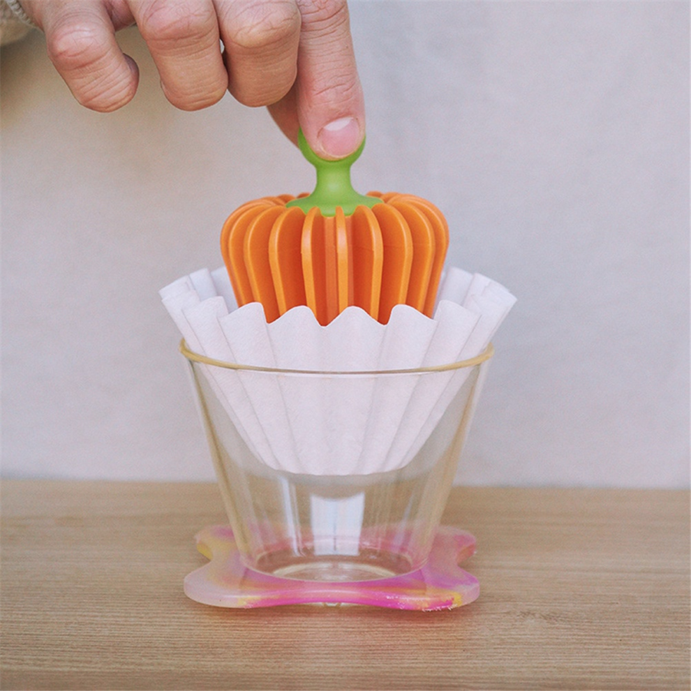 Hand Brewed Coffee Small Pumpkin Paper Filter Aid Suitable for Cake Cup 155