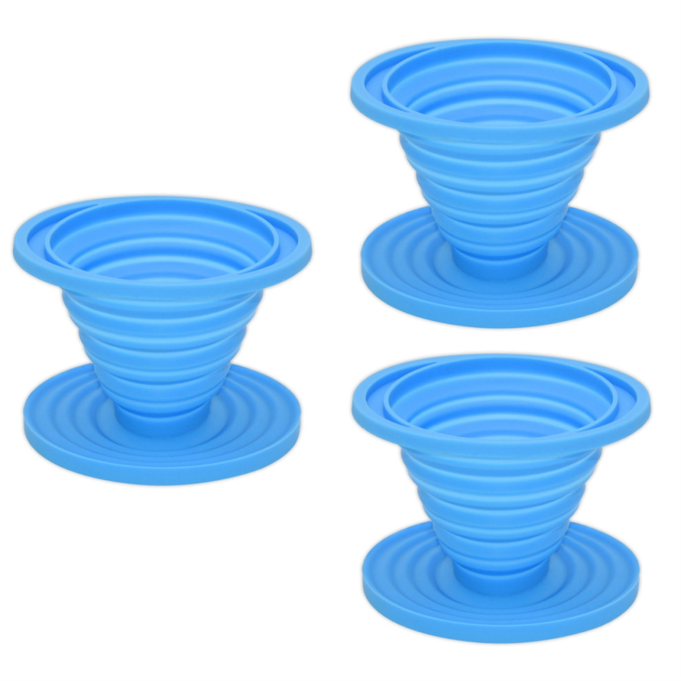 Coffee Filter Foldable Reusable Cone for Hand-Brewed Ideal Hiking Camping Home Offices C