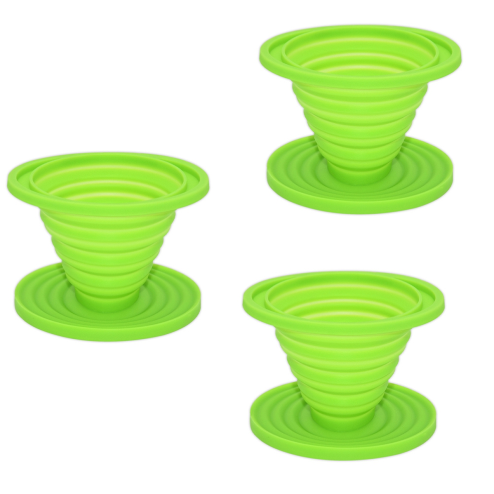 Coffee Filter Foldable Reusable Cone for Hand-Brewed Ideal Hiking Camping Home Offices B