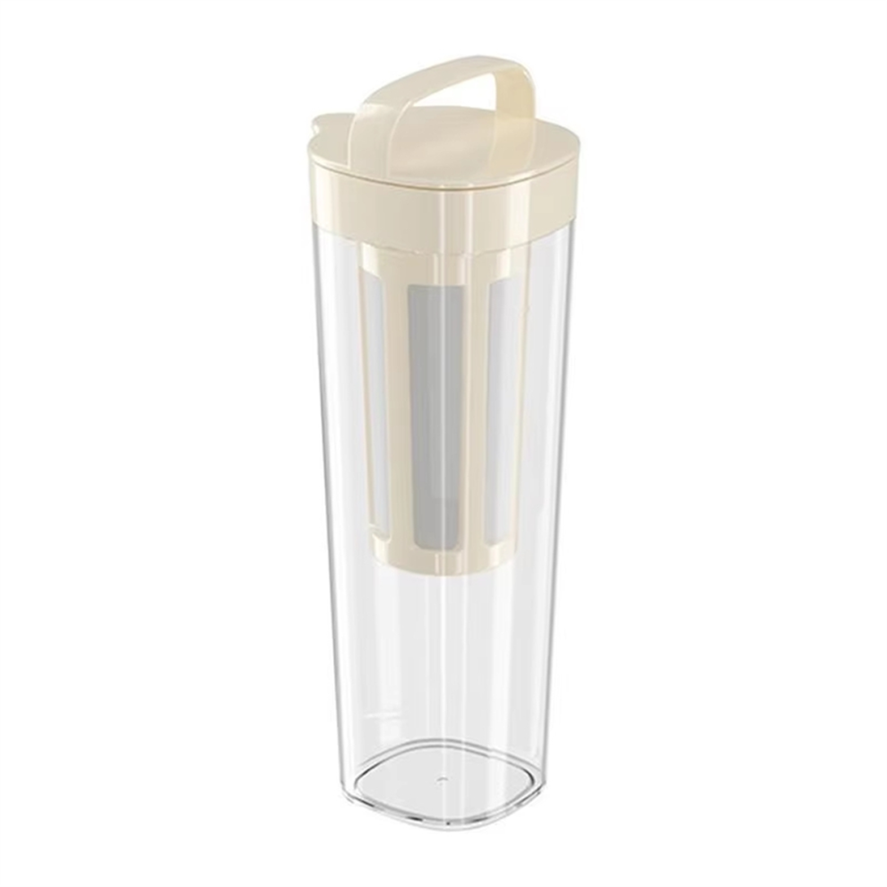 1100ml Cold Brew Coffee Glass Kettles for Ice Drip Coffee, Fruit Tea & Beverages, Sealed Refrigerator Safe A