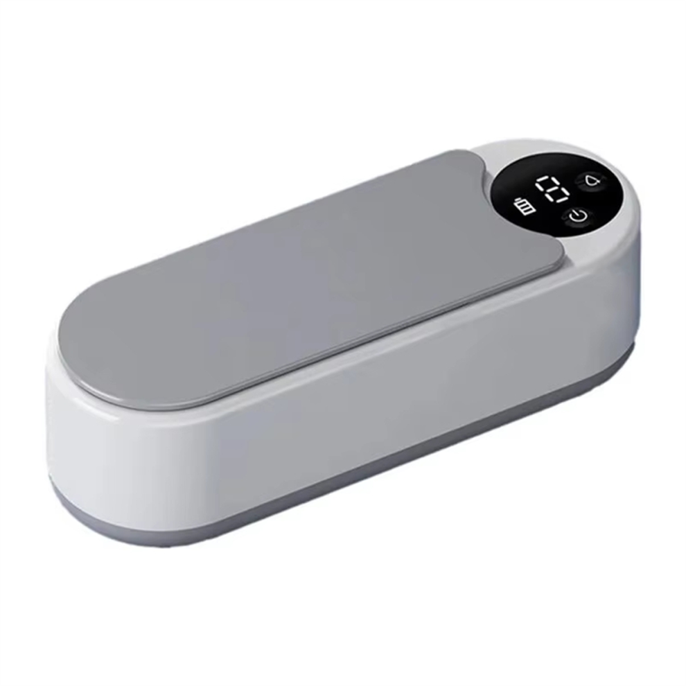 Ultrasonic Jewelry Cleaner Machine, 450ml Portable Cleaning Device for Rings, Glasses, Efficient Household Tool