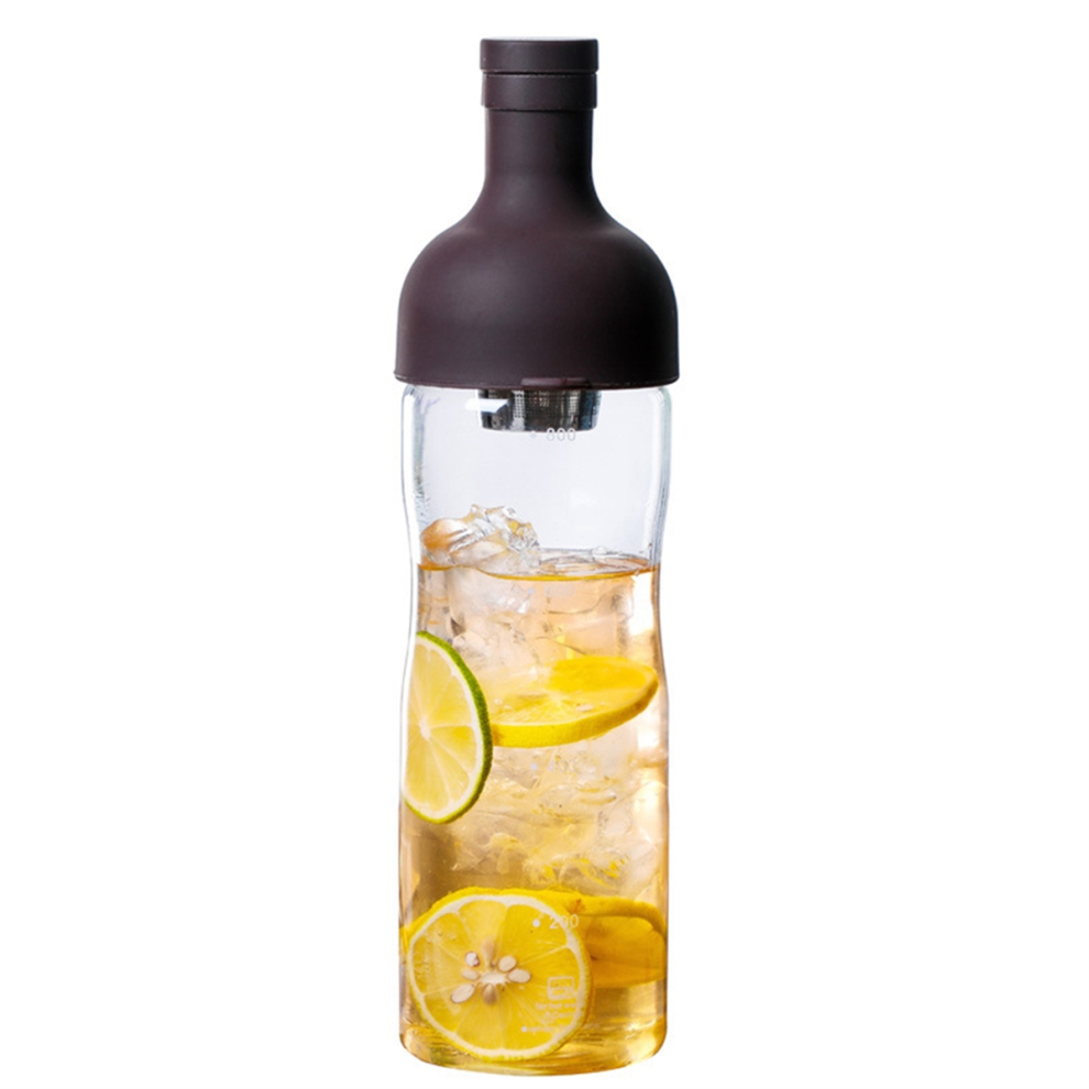 Glass Manual Cold Brew Coffee Machine Portable Pot Make Iced and Fruit Tea in Summer 800ML