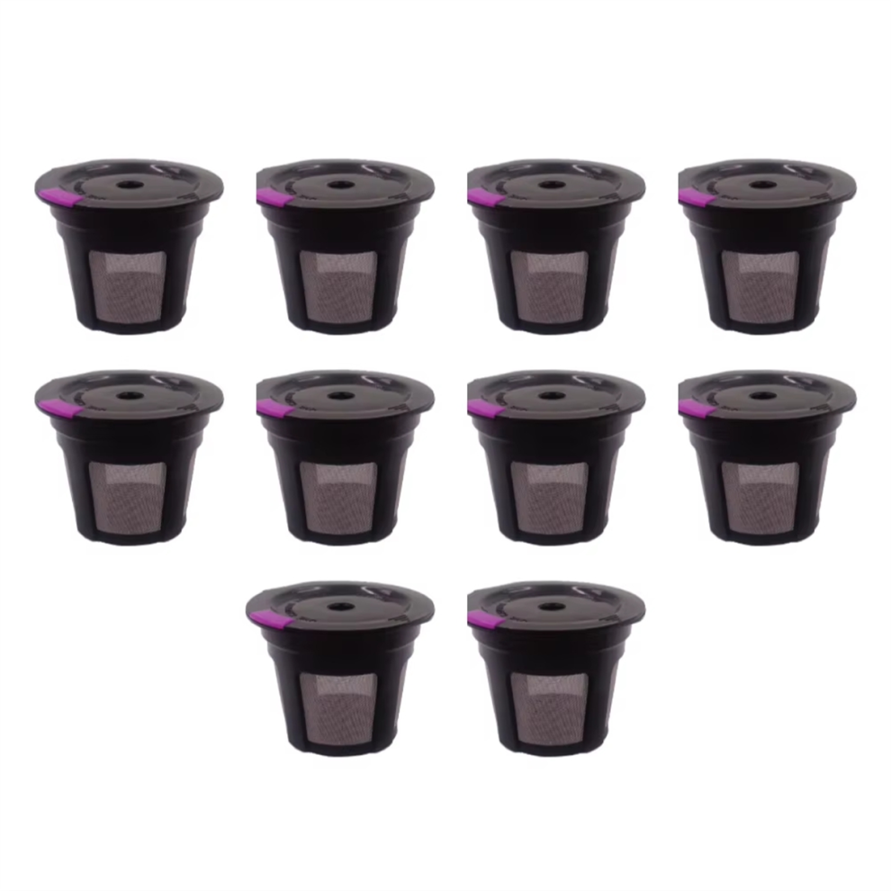 10Pcs Coffee Filters Reusable K Cups Cup Pod Filter for 1.0-2.0 Mini Plus Serie