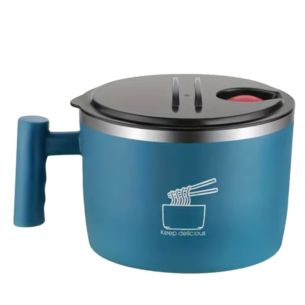 Ramen Bowl, Lunch Container,1000ml Large Thai Soup Bowls, Cereal Bowls for Home, Kitchen, Camping Blue