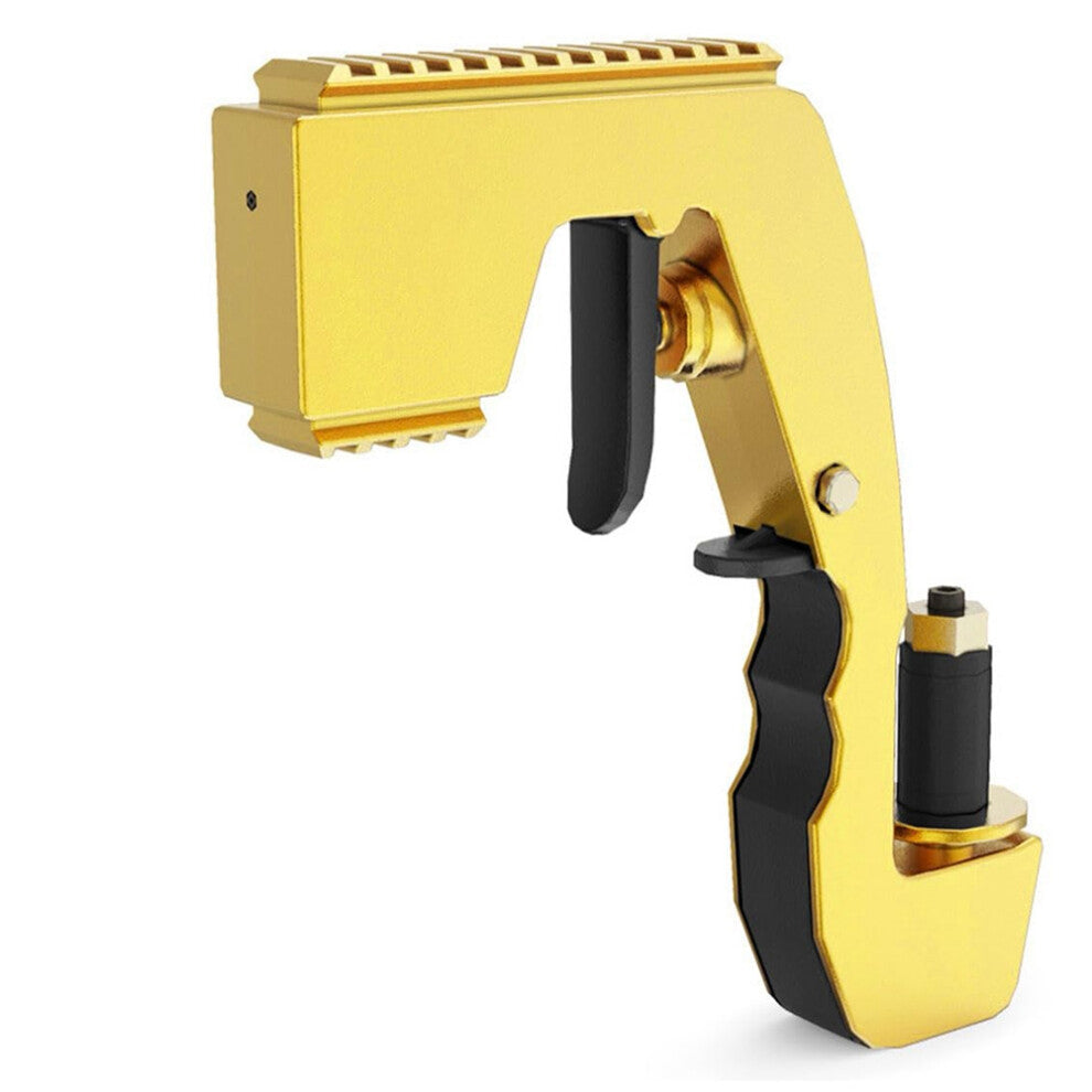 Champagne- for Parties - Light Weight Plastic Sprayer with Adjustable Rubber Plug Portable &Safe Beer- Gold
