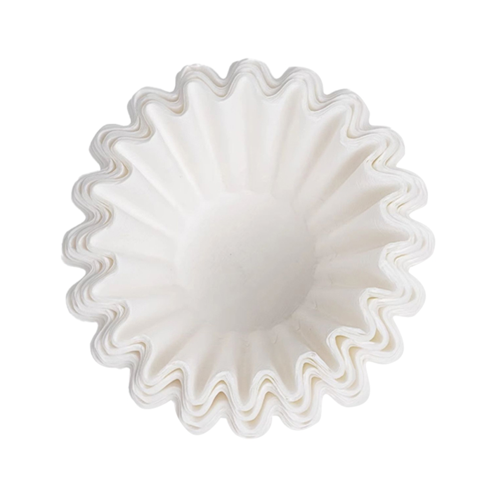 Coffee Filters,Basket Filter Paper,Pour over Papers Cake Shape,Compatible with Wave Dripper 155-185 Series