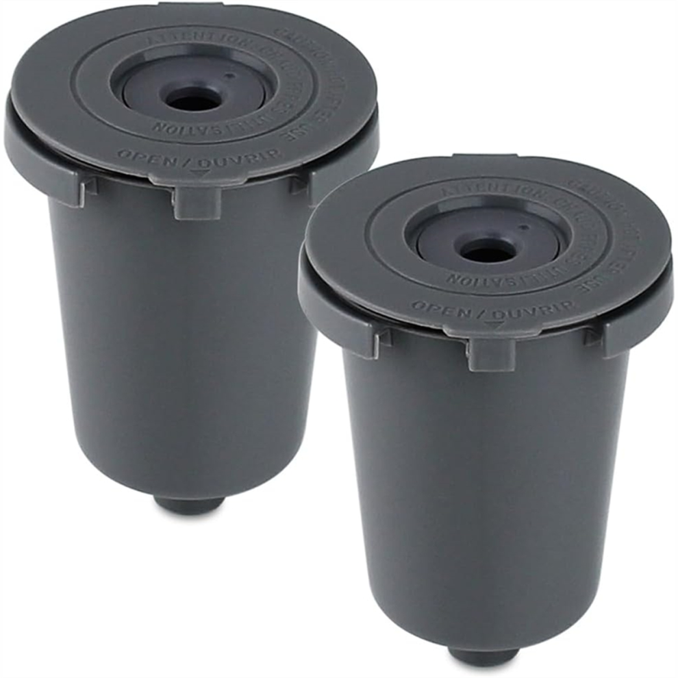 2pcs for -RFC HomeBarista Reusable Filters Cup, Compatible with Single Coffee Makers
