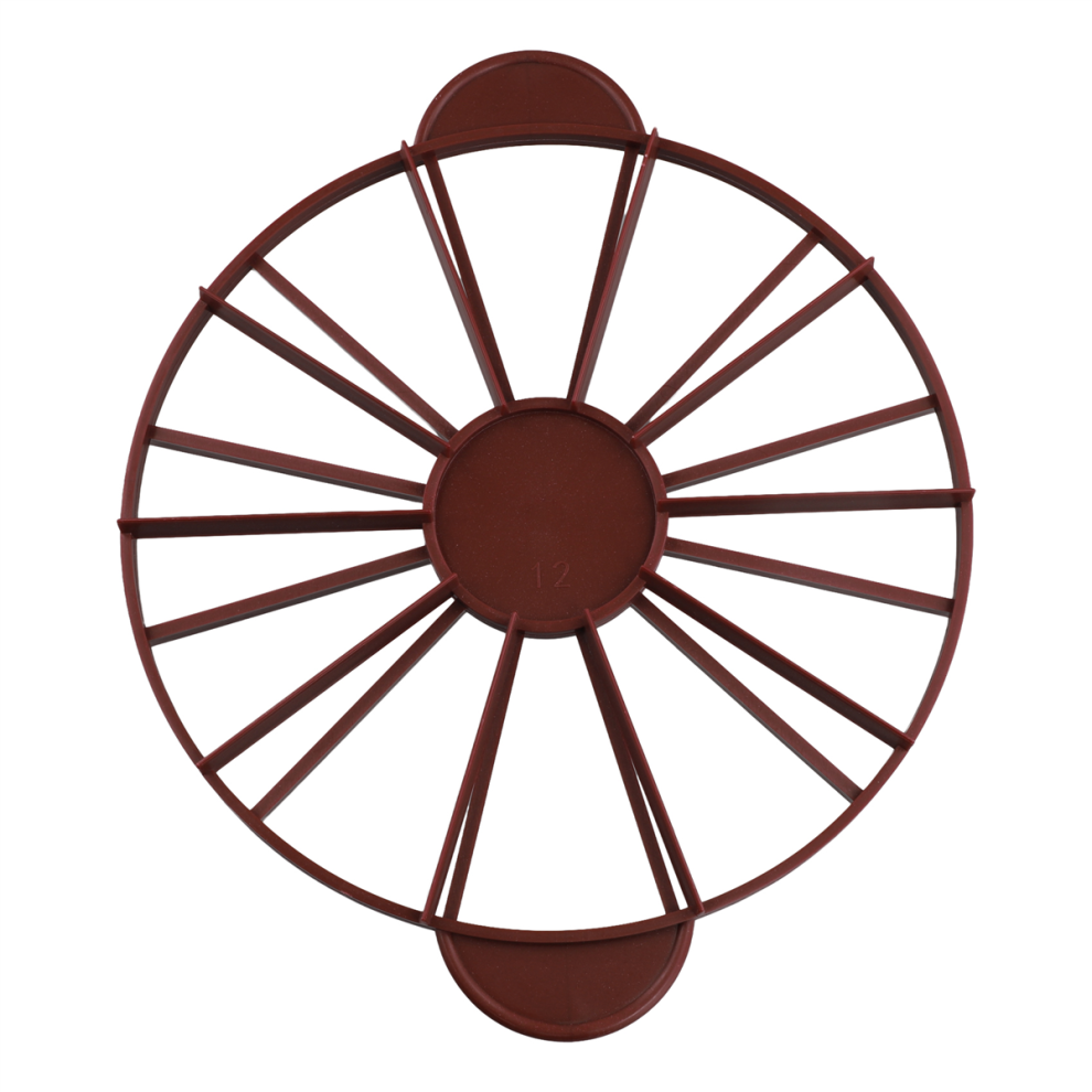 Cake Divider Pie 10 - 12 Piece Equal Portion Marker Dark Red