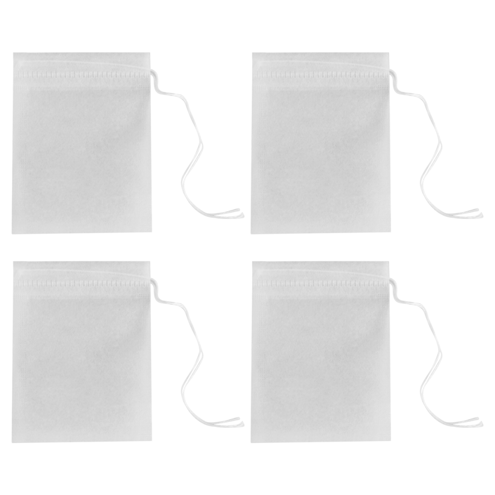 1000Pcs-Lot New Pla Biodegraded Tea Bag Filters Ultrasonic Corn Fiber Cords Bags Coffee Filter 6X8Cm