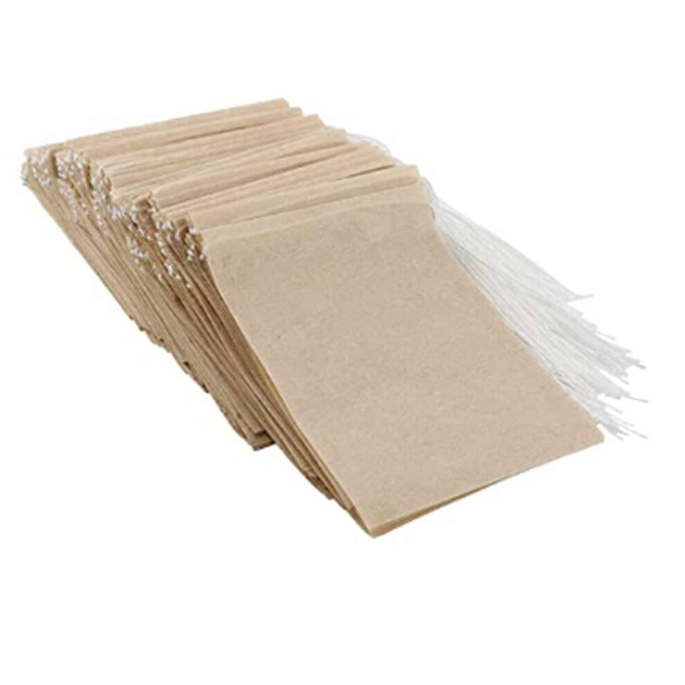 600 Pcs Disposable Tea Filter Bags,Natural Material Drawstring Seal Bag Empty for Loose Leaf (5x7cm)