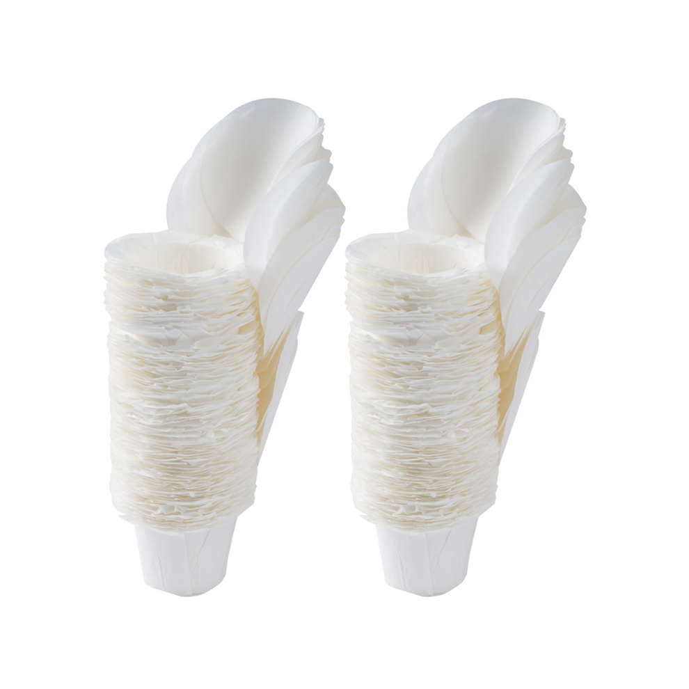150PCS Coffee Filter Paper Cup Food Grade Holder Machine Capsule K with Cover