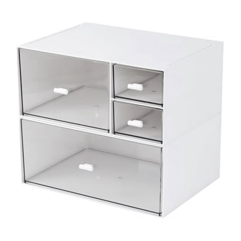 Desk Organizer with Drawers, Makeup Organizer, Desktop Storage Box, Cosmetics Box for Nail Polish, Jewelry Boxes