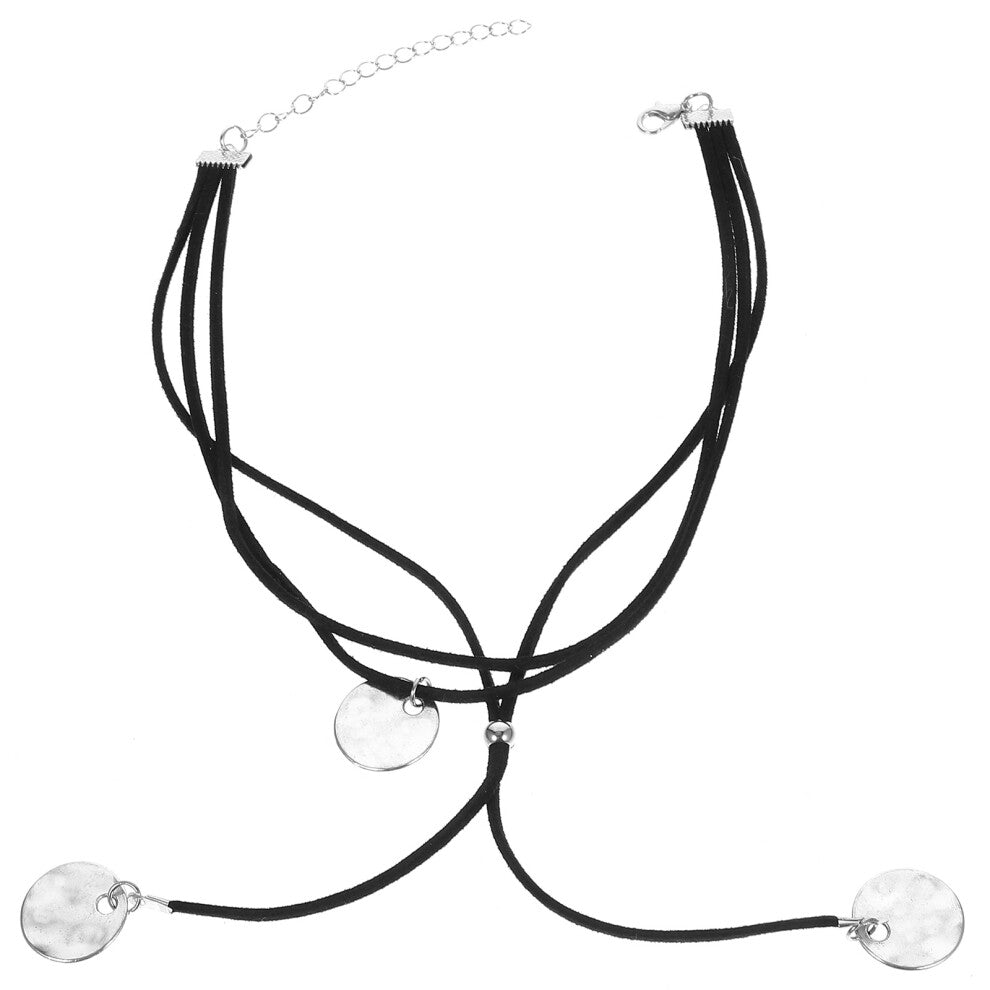 Mlins  Locket Chain Collarbone Necklace Men's And Women's Miss