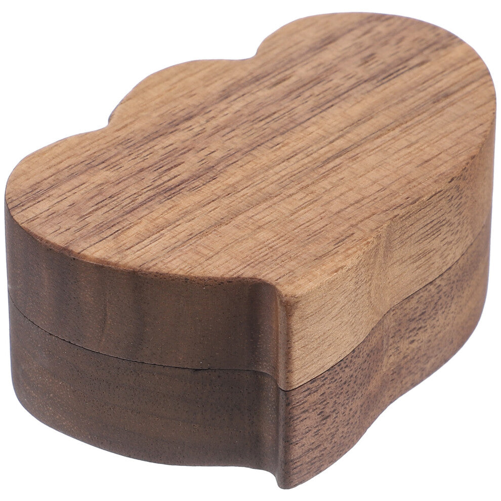 Small Jewelry Box Rings Organizer Black 1set For Engagement