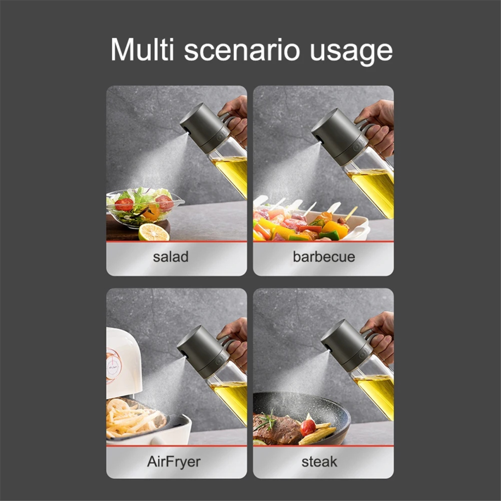 250ML Edible Oil Versatile Refillable Sprays Bottles for Baking A
