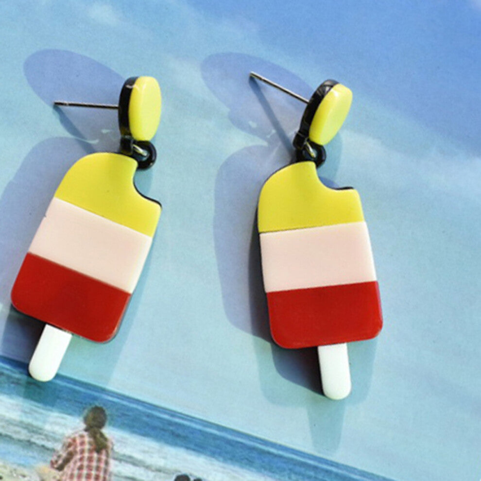 Color-Blocking Ice Cream Earrings Drop Earrings