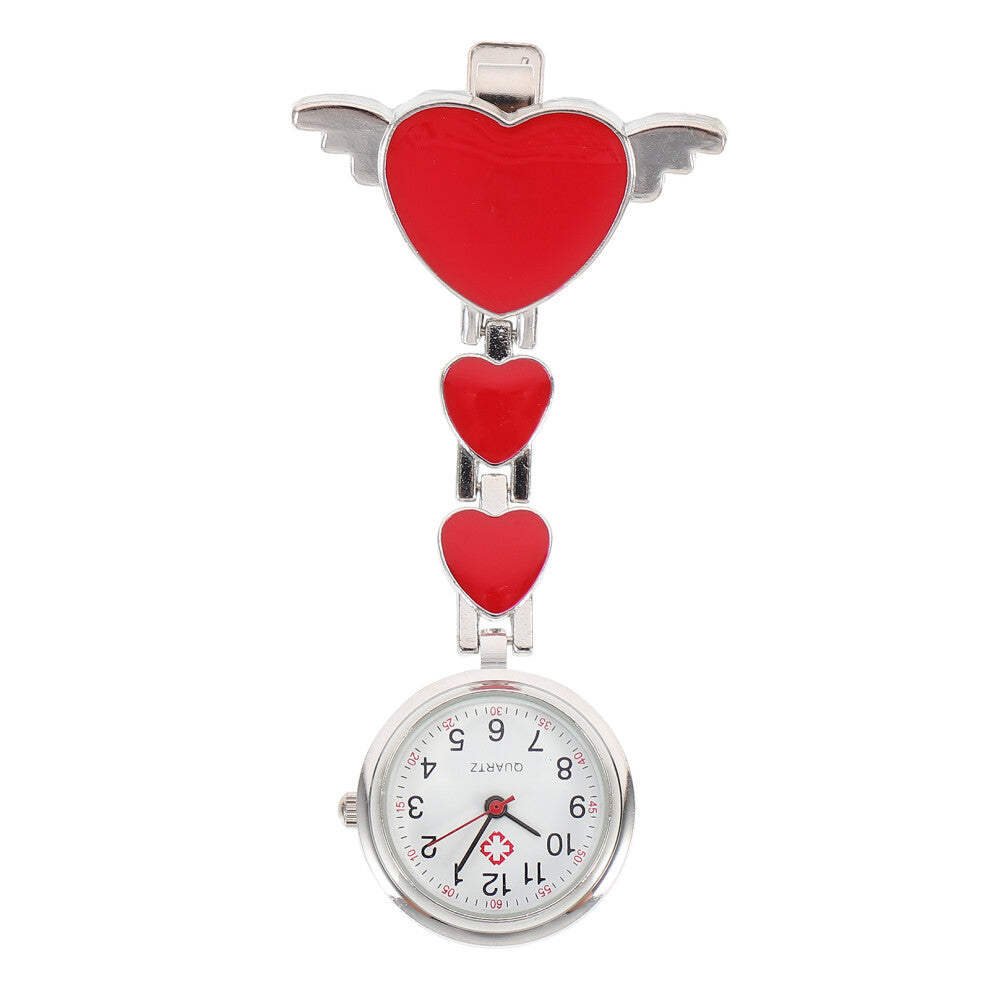 Nursing Watches Portable Red Glass 1pcs 3.1x1.6in