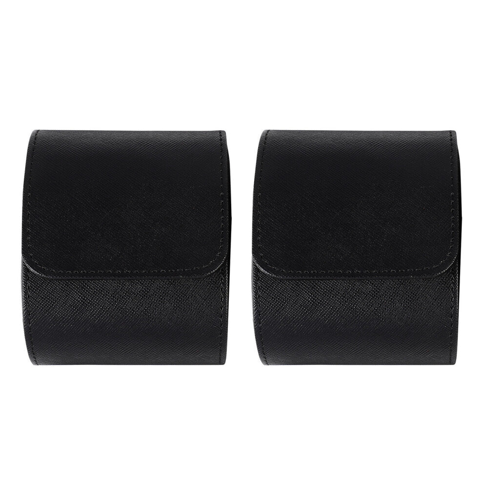 2set Simple Storage Box Display Case For Watches Black