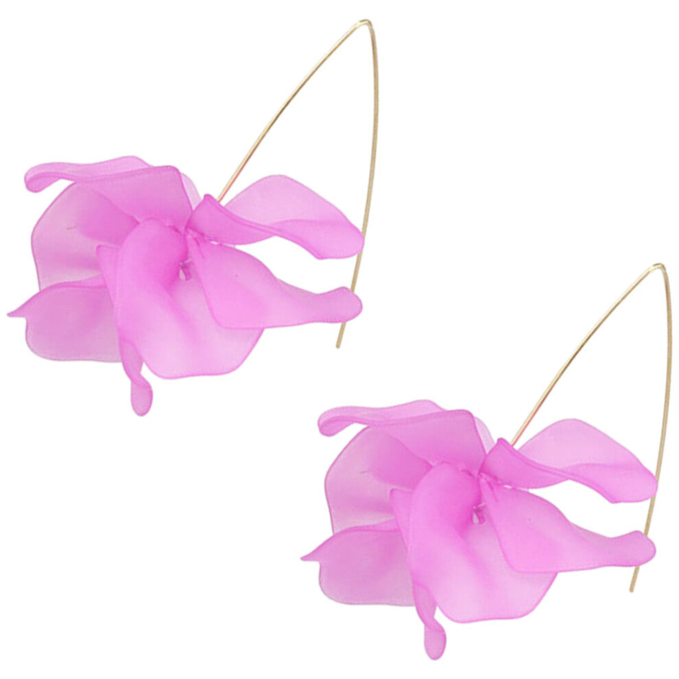 Petal Earring Jewelry Charming Earrings Miss Bride