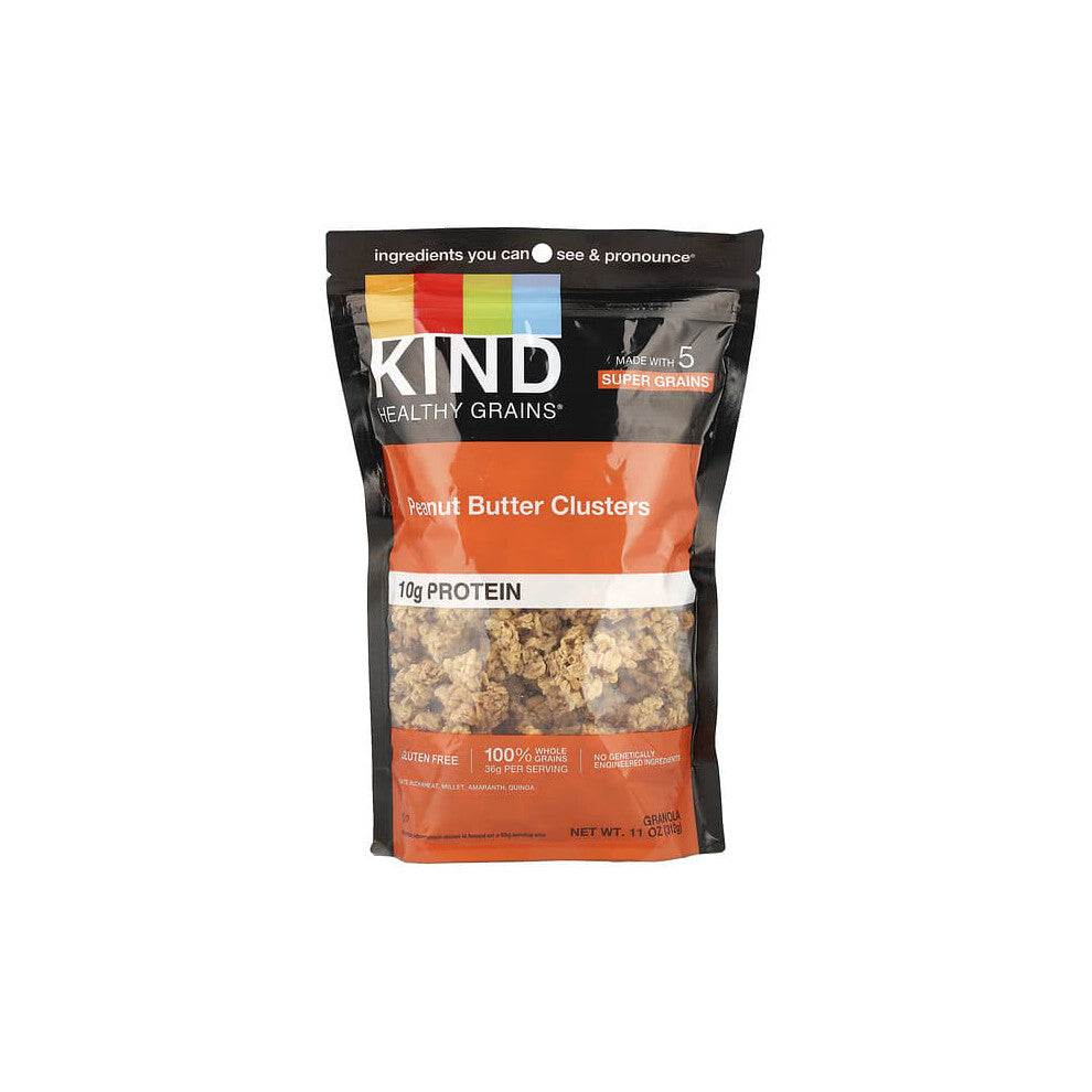 Healthy Grains, Granola Clusters, Peanut Butter