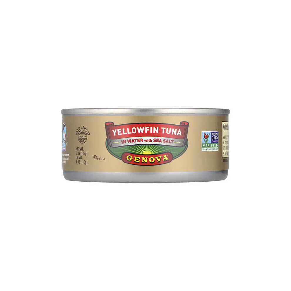 Yellowfin Tuna In Water with Sea Salt