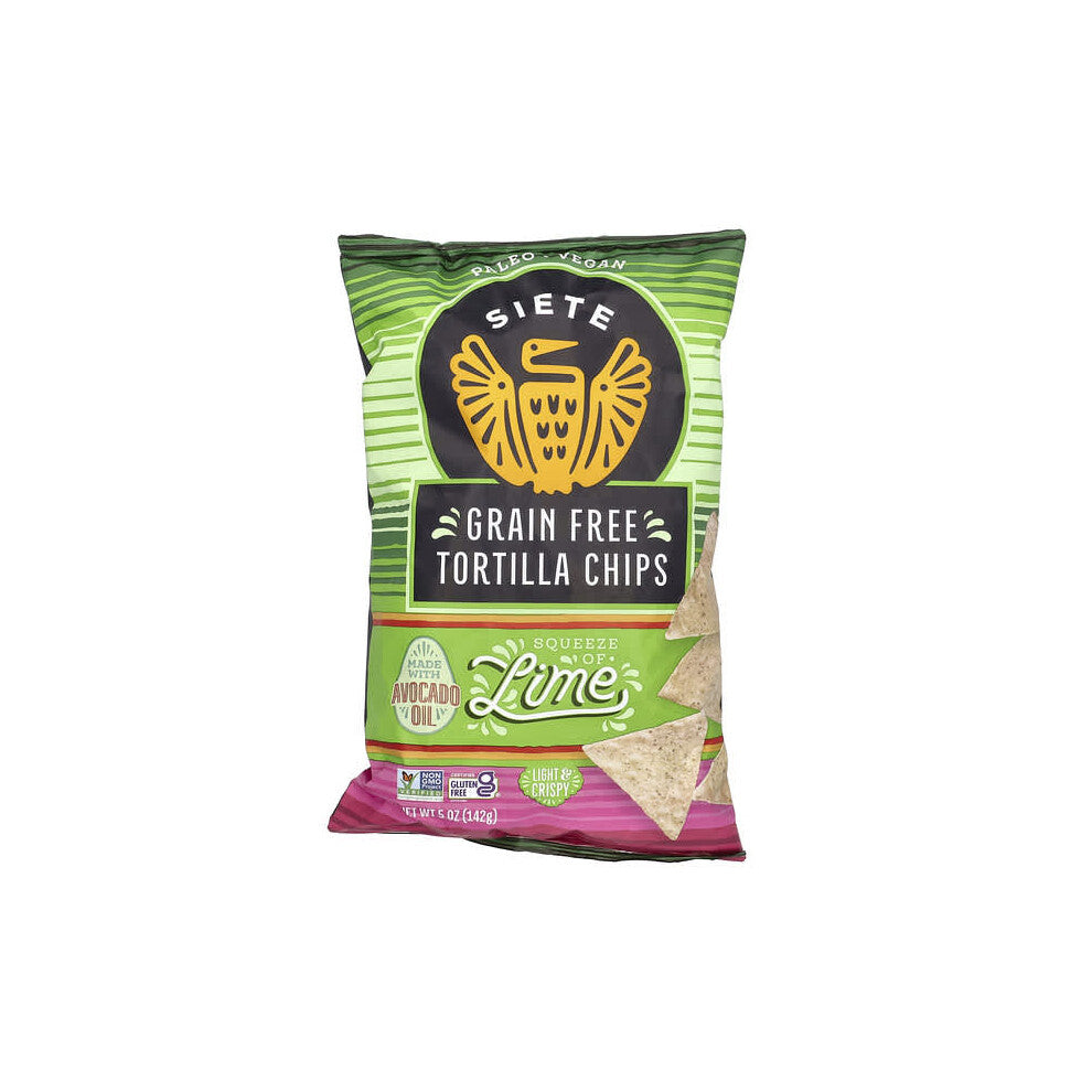 Grain Free Tortilla Chips, Lime