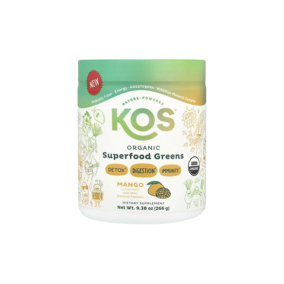 Organic Superfood Greens, Mango