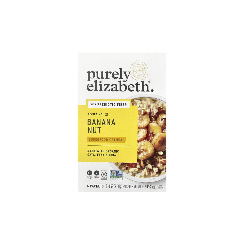Superfood Oatmeal With Prebiotic Fiber, Banana Nut