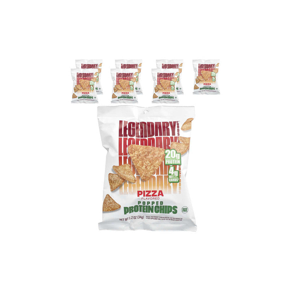 Popped Protein Chips, Pizza