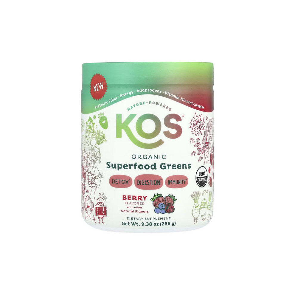 Organic Superfood Greens, Berry