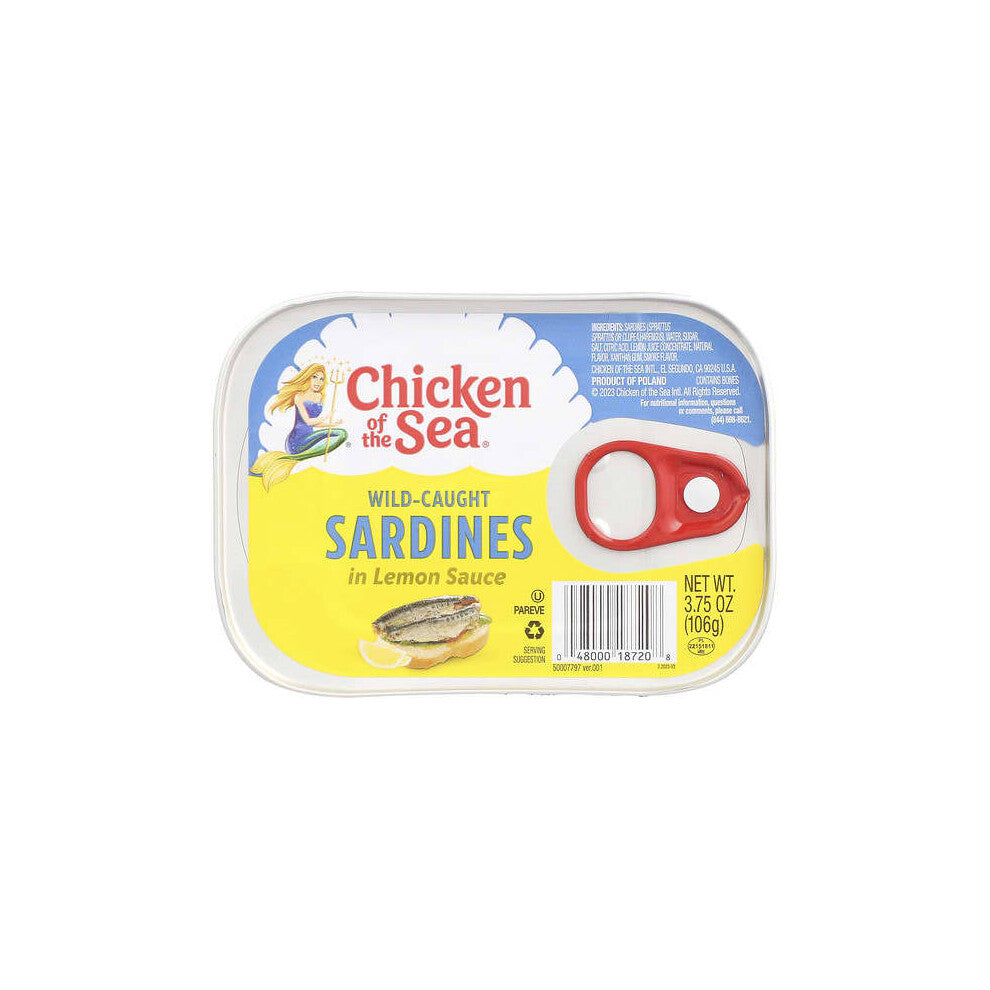 Wild-Caught Sardines in Lemon Sauce