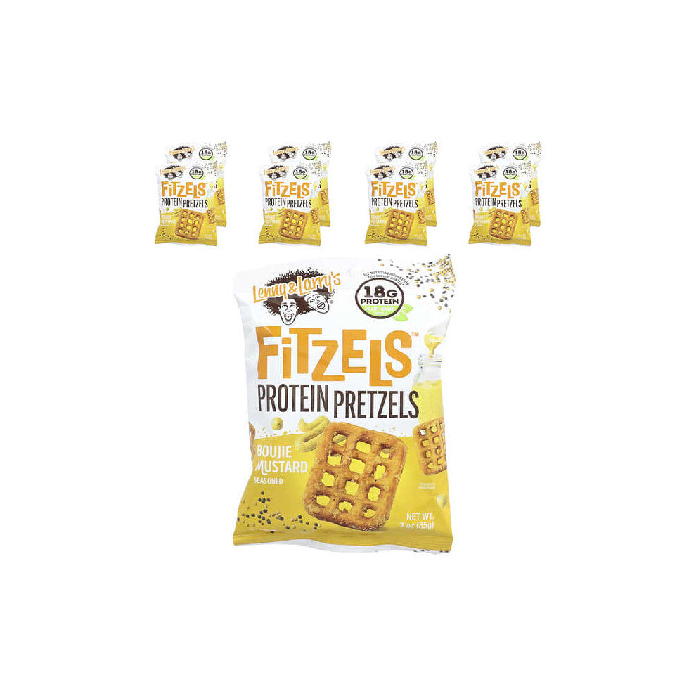 Fitzels, Protein Pretzels, Boujie Mustard