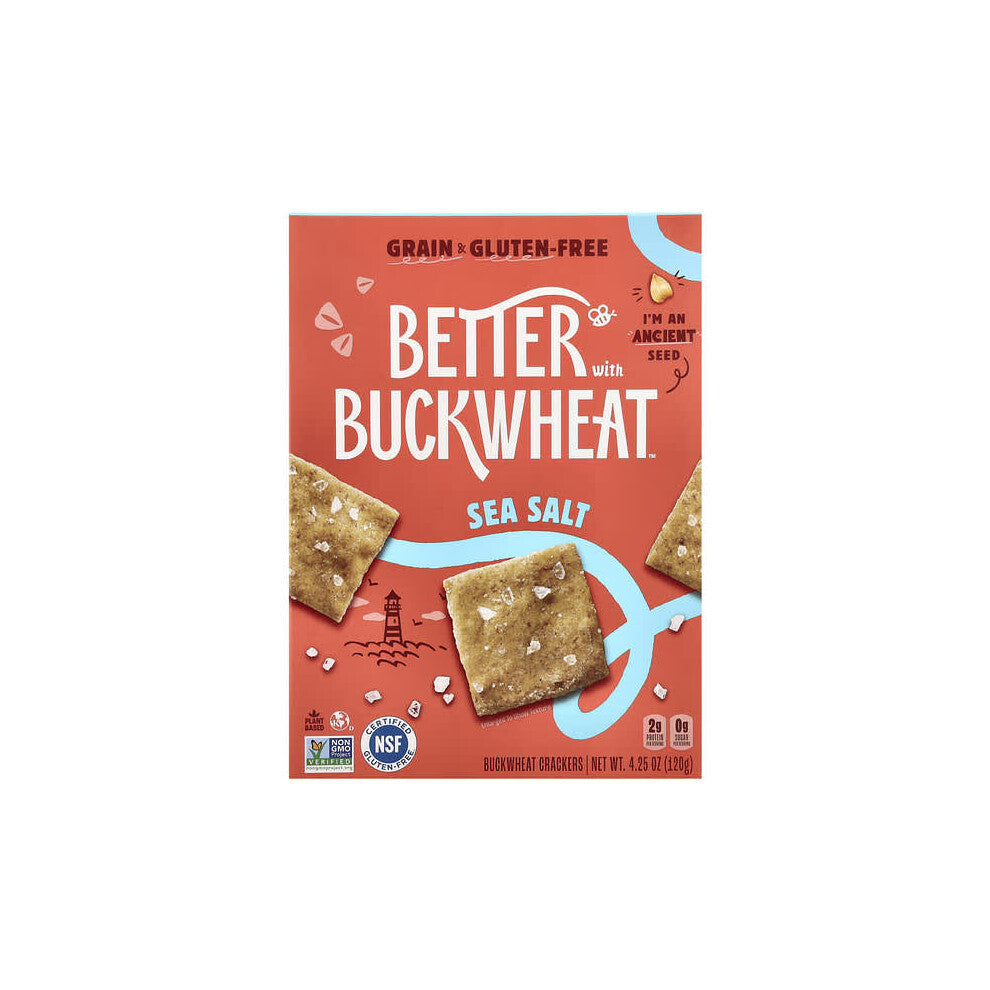 Buckwheat Crackers, Sea Salt