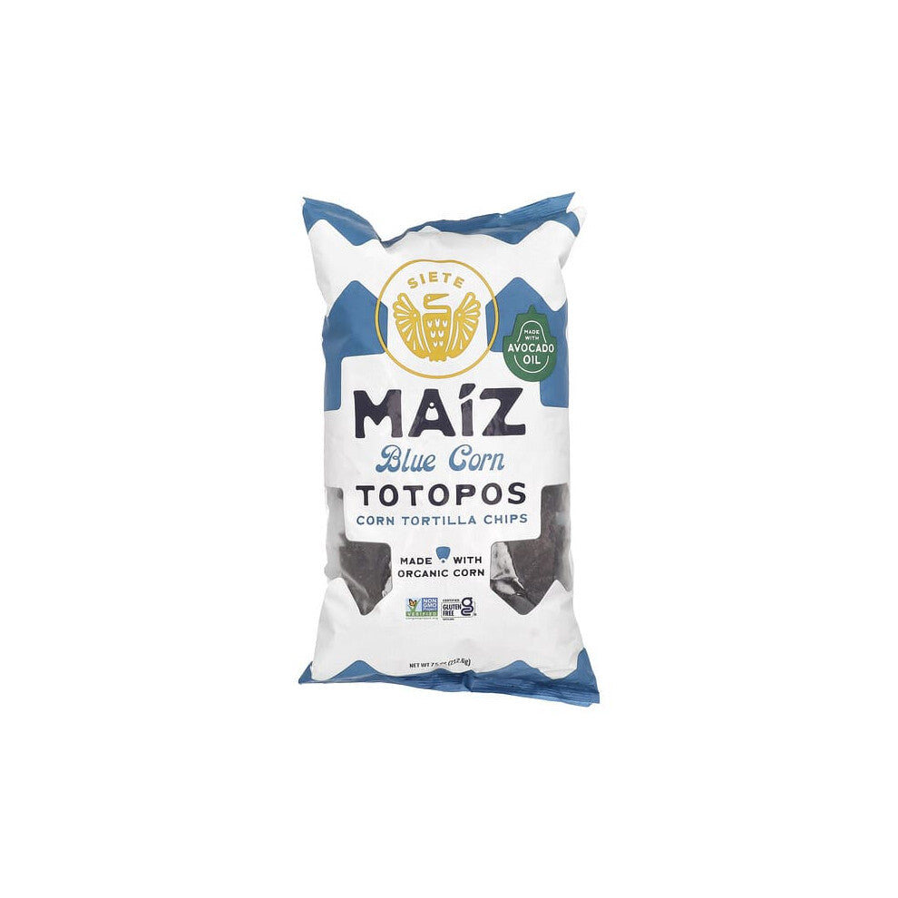 Maiz Totopos Corn Tortilla Chips, Blue Corn