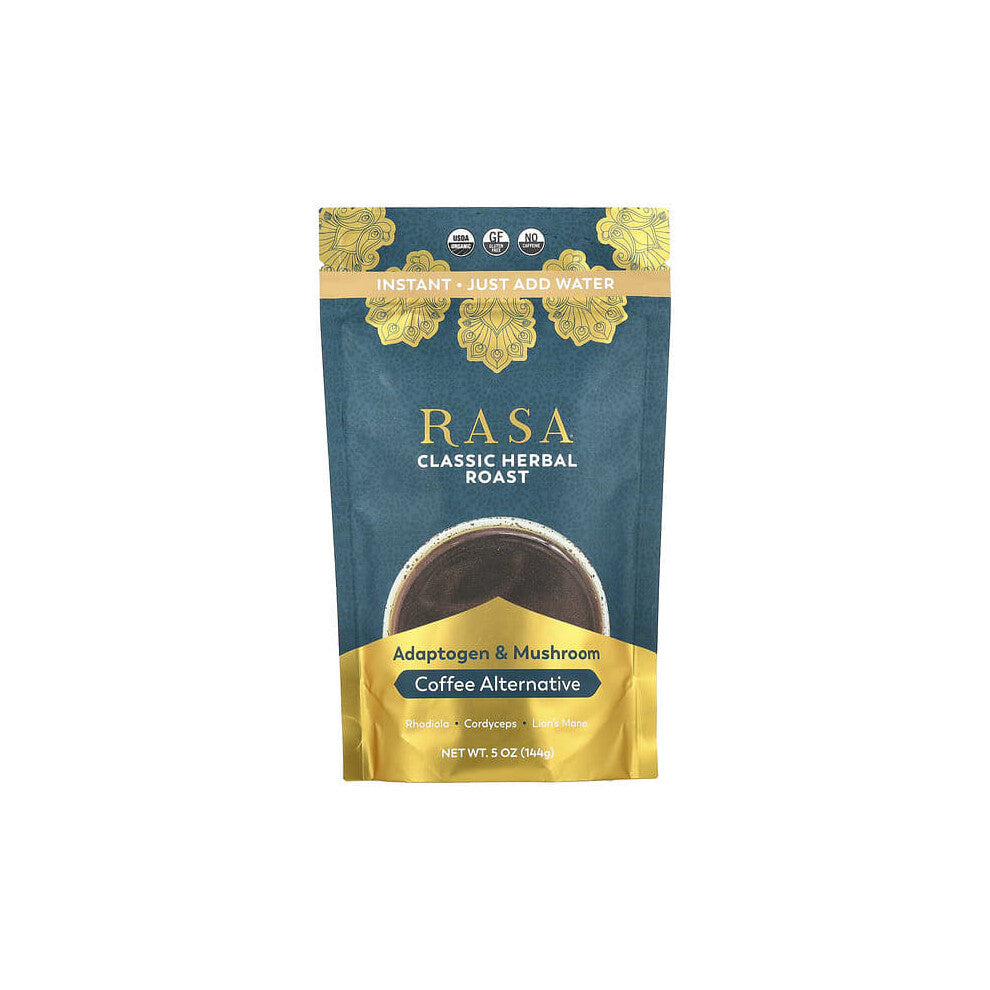 Adaptogen & Mushroom Coffee Alternative, Instant, Classic Herbal Roast