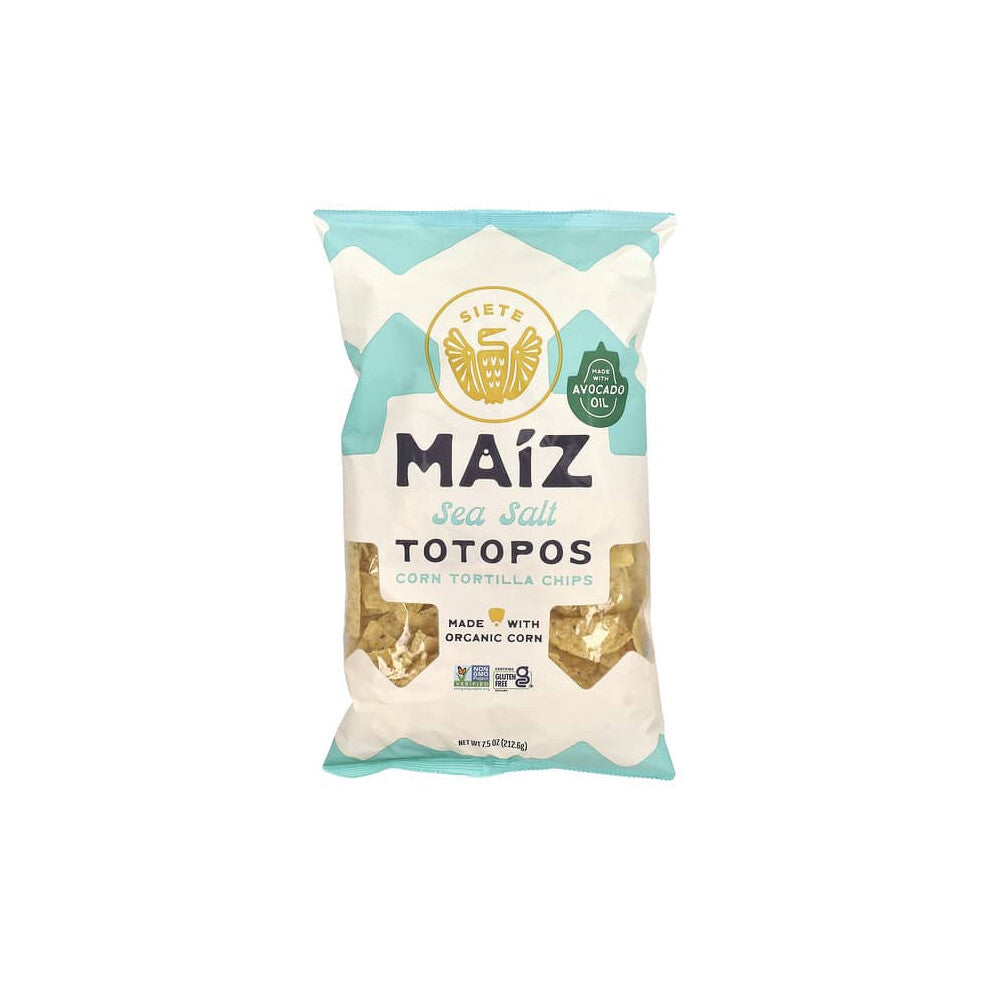 Maiz Totopos Corn Tortilla Chips, Sea Salt