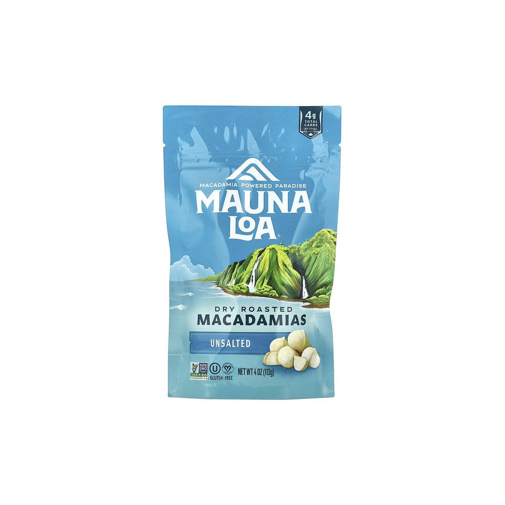 Dry Roasted Macadamias, Unsalted