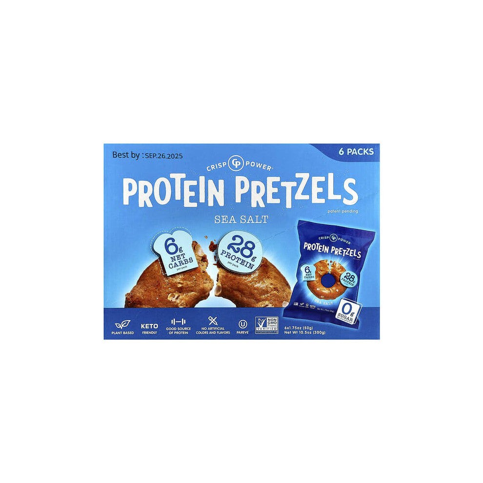 Protein Pretzels, Sea Salt