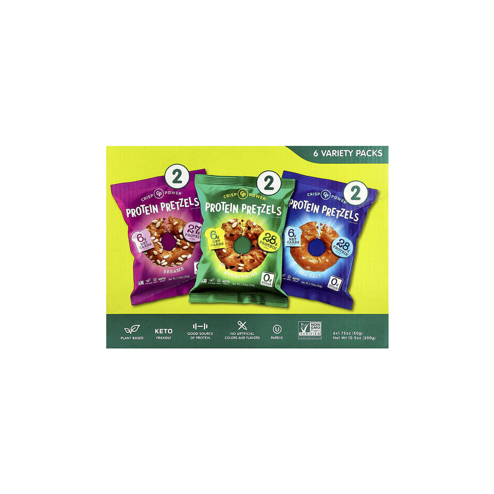 Protein Pretzels, Variety Pack