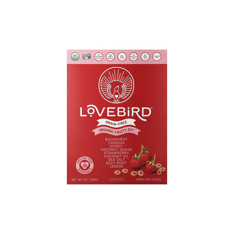 Organic Grain-Free Cereal, Strawberry O's