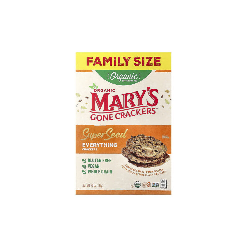 Organic Super Seed Crackers, Everything
