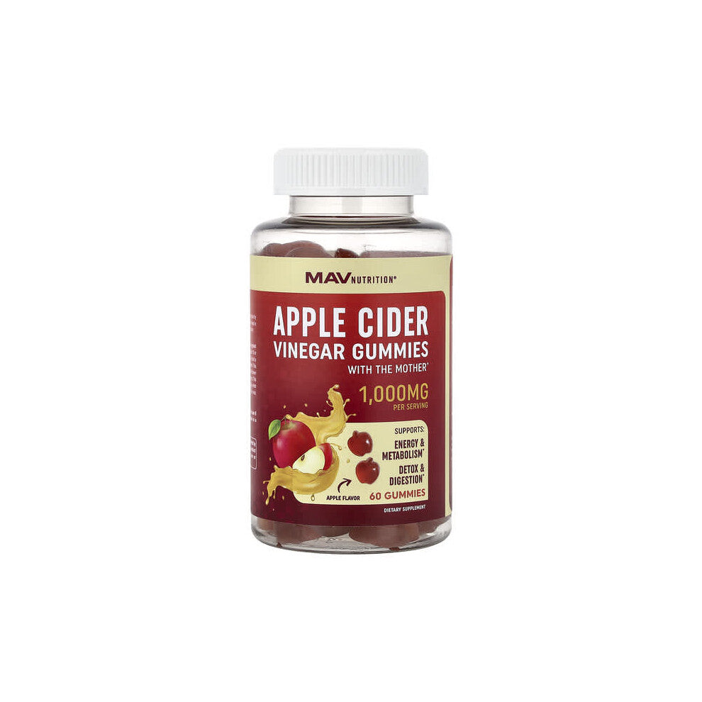 Apple Cider Vinegar Gummies With The Mother, Apple