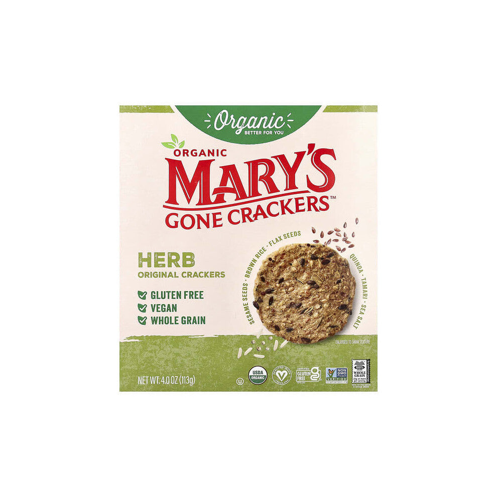 Organic Herb Original Crackers