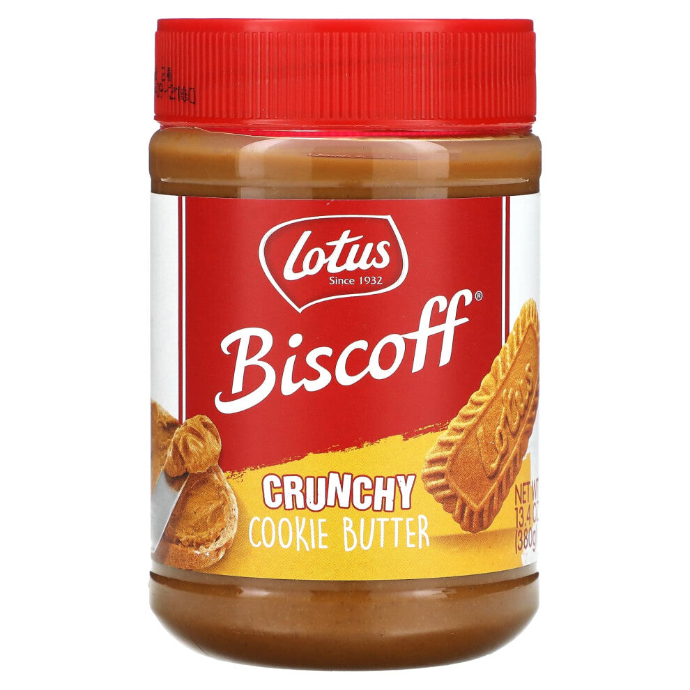 Biscoff, Crunchy Cookie Butter, 13.4 oz (380 g)