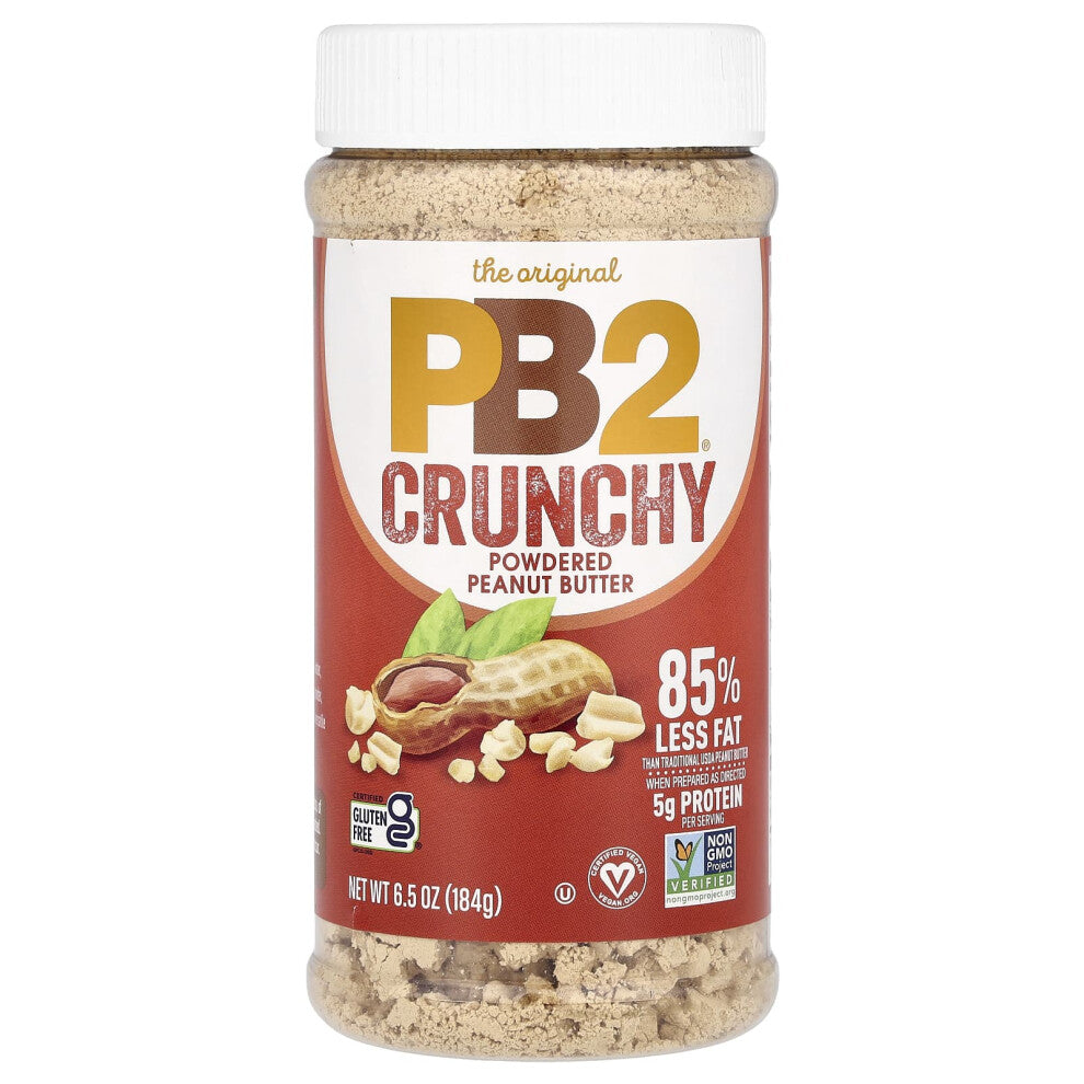 PB2 Foods, Crunchy Powdered Peanut Butter, 6.5 oz (184 g)