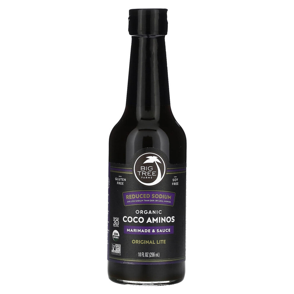 Big Tree Farms, Organic Coco Aminos, Marinade & Sauce, Original Lite, 10 fl oz (296 ml)