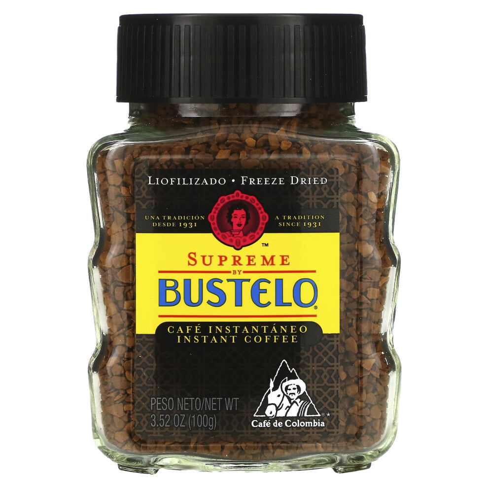 Caf Bustelo, Supreme by Bustelo, Instant Coffee, Freeze Dried, 3.52 oz (100 g)