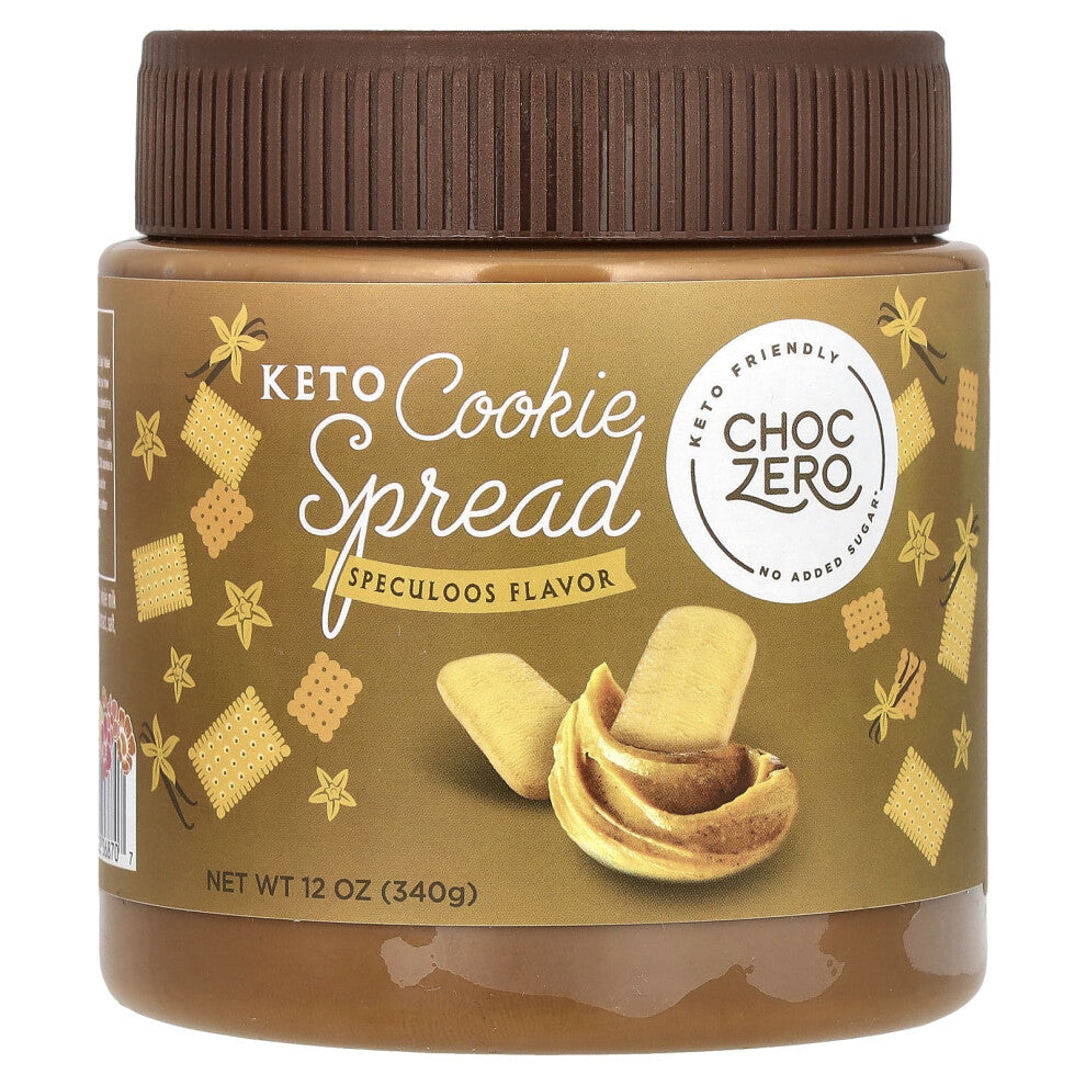 ChocZero, Keto Cookie Spread, Speculoos, 12 oz (340 g)